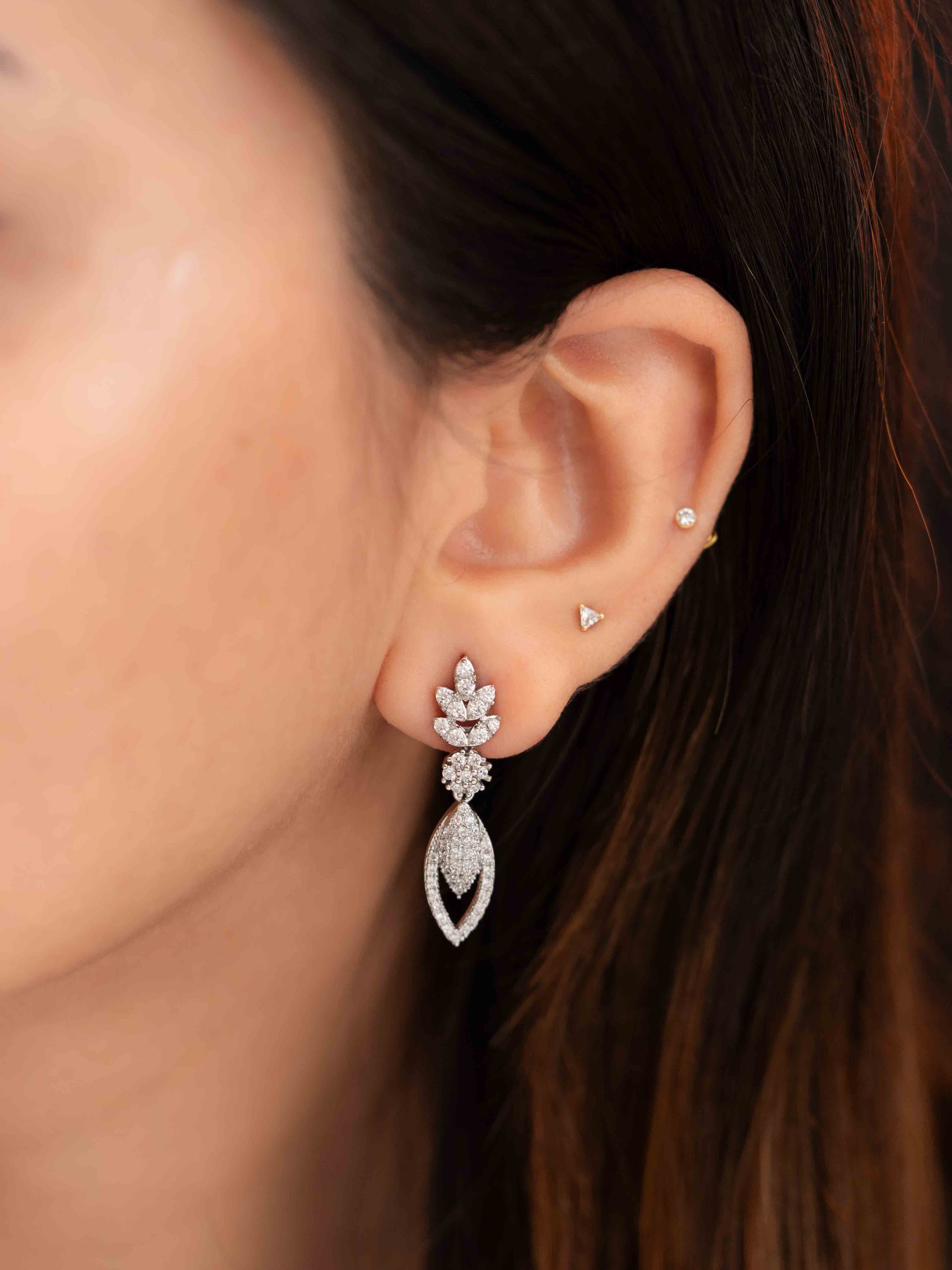 Leaf Grace Silver Necklace Set - Image 5